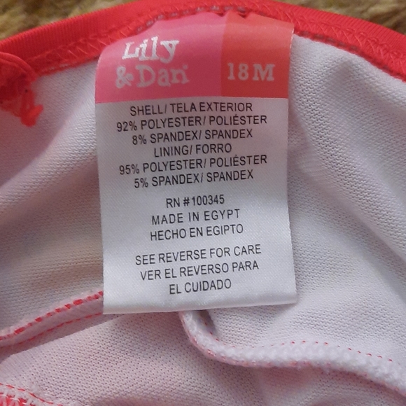 Lily and Dan One Piece Flower Swimsuit - Picture 2 of 4